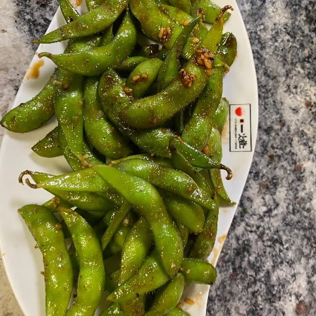 Garlic Butter Edamame.